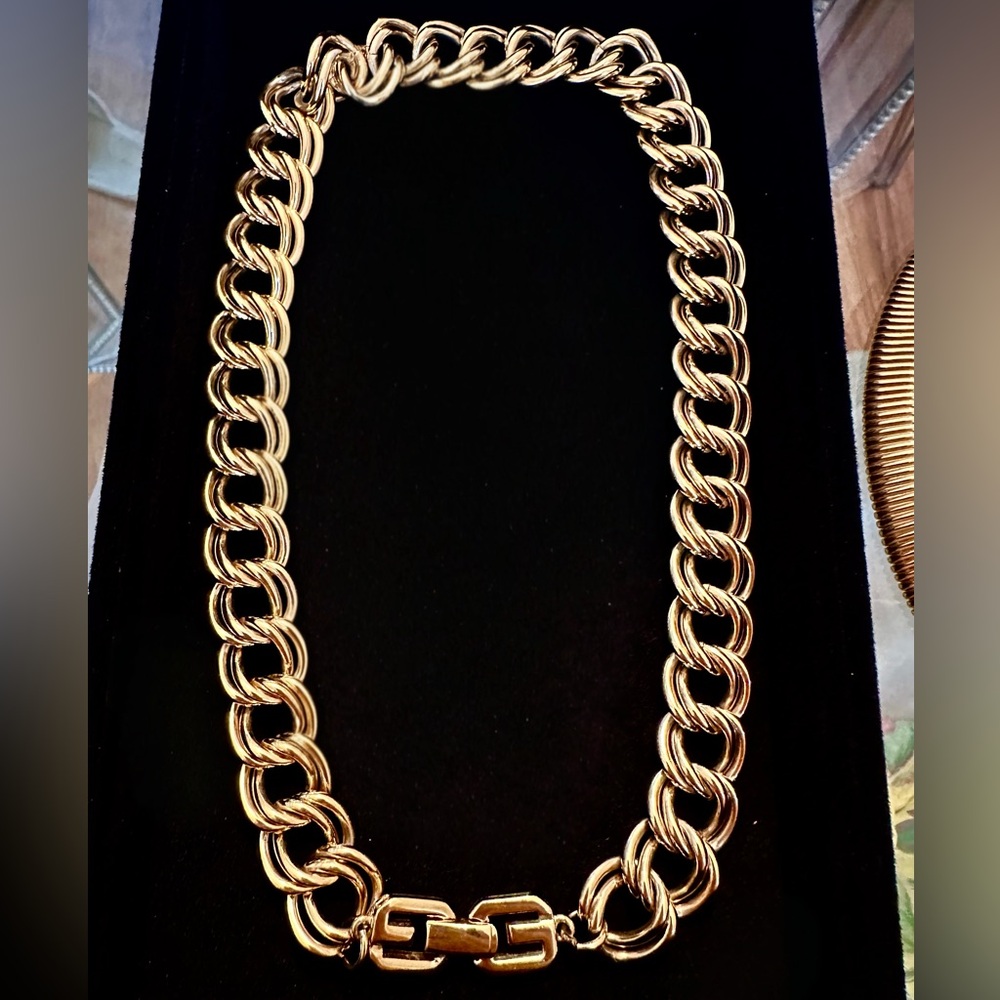 Givenchy Vintage Gold Chain Necklace